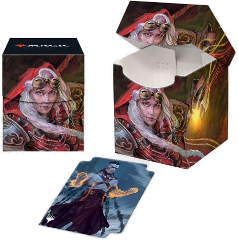 (image for) Ultra Pro Dominaria United 100+ Deck Box featuring Jaya, Fiery Negotiator